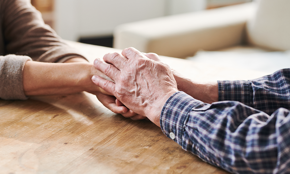 Bereavement support group session